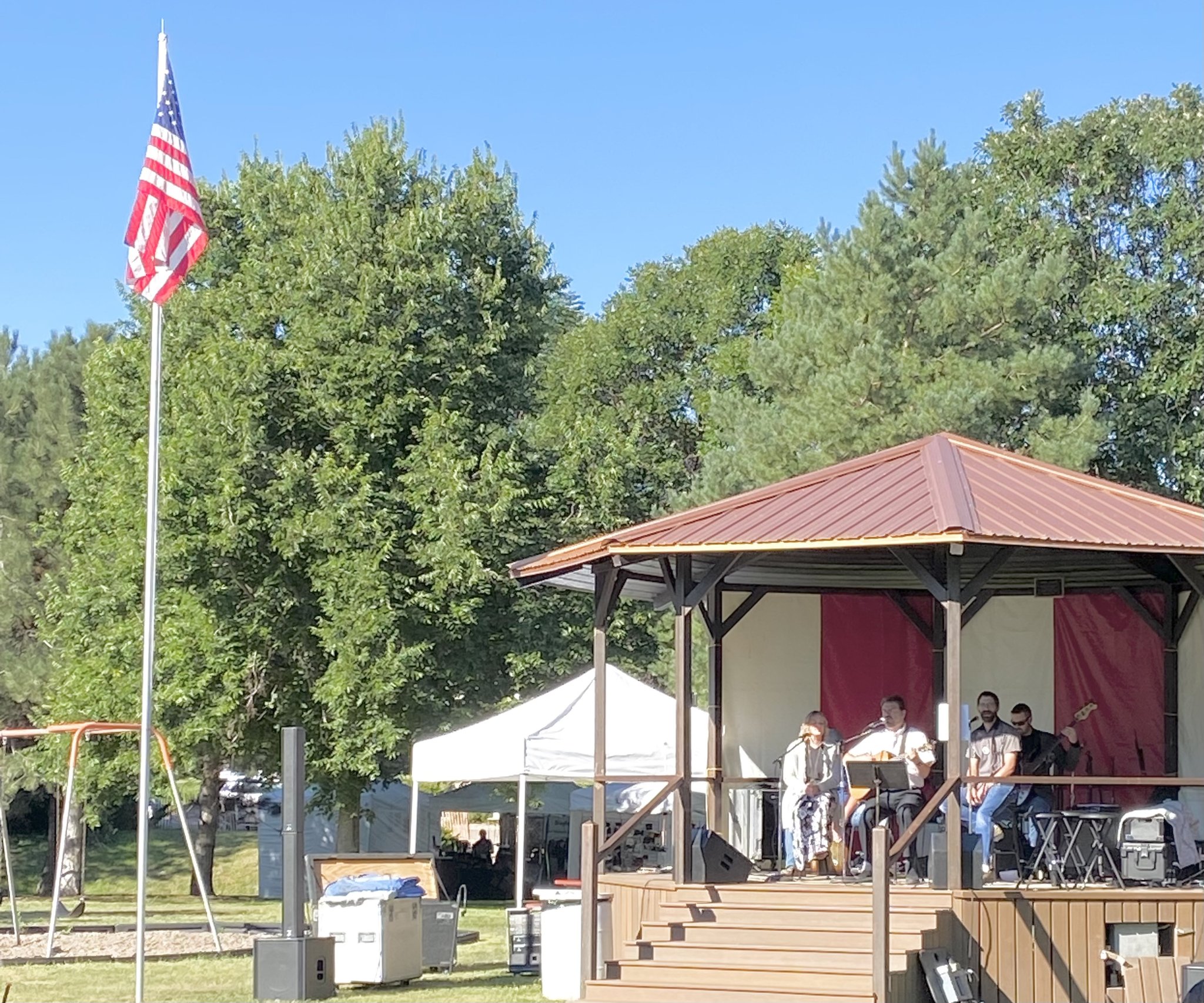 Reverend Jason Hurd and Wellspring Wesleyan Chapel Members at Willow Tree Festival · <small>Antioch</small>